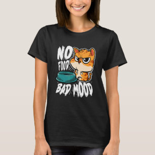 Geen voedselbad-slechthorende kat t-shirt