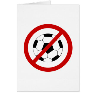geen voetbal