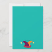 Geen vogelfeest kaart (Achterkant)