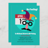 Geen vogelfeest kaart (Voorkant / Achterkant)