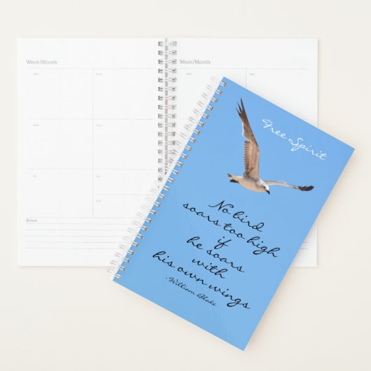 Geen vogelzeugen te hoog Vogelvrij Blauw Planner (Display)