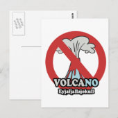 GEEN VOLCANO BRIEFKAART (Voorkant / Achterkant)