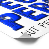 Geen volksmassa Poster (Hoek)