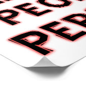 Geen volksmassa Poster (Hoek)