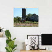 Geen vooraanstaand domein in Fairfield, Iowa Poster (Thuiskantoor)