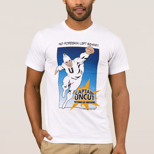 Geen voorhuid achtergelaten! 2 t-shirt (Voorkant)