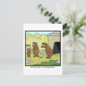 Geen voorjaarspersoon briefkaart (Staand voorkant)