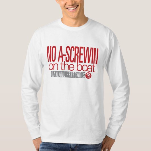 Geen voorzijde met schroefdraad t-shirt (Voorkant)