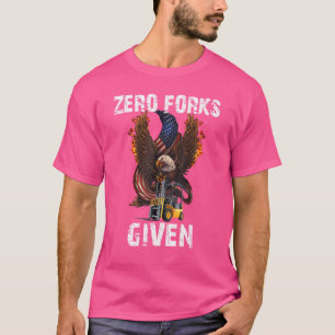Geen vorken met Cadeaus voor vorkheftrucks T-shirt