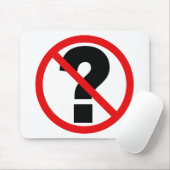 Geen vragen muismat (Met muis)