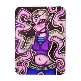 Geen Vrede Alien Magnet Magneet