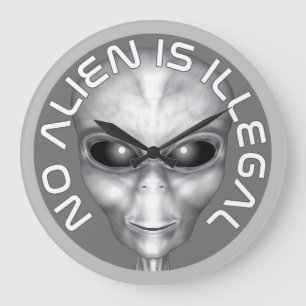 Geen vreemdeling is illegaal grote klok