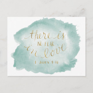 Geen Vrees in het Briefkaart van de Liefde