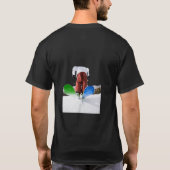 Geen vrienden op poederdag 2 t-shirt (Achterkant)