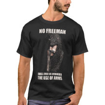 GEEN VRIJHEID - KNIGHT - QUOTE T-Shirt