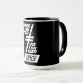 Geen vrijwilliger mok (Voorkant rechts)