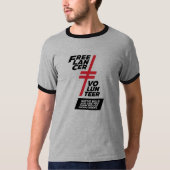 Geen vrijwilliger t-shirt (Voorkant)