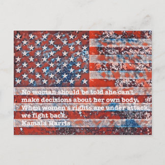 Geen vrouw briefkaart