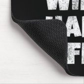 Geen vrouw gelukkig leven echtgenotes bruid bruide muismat (Hoek)