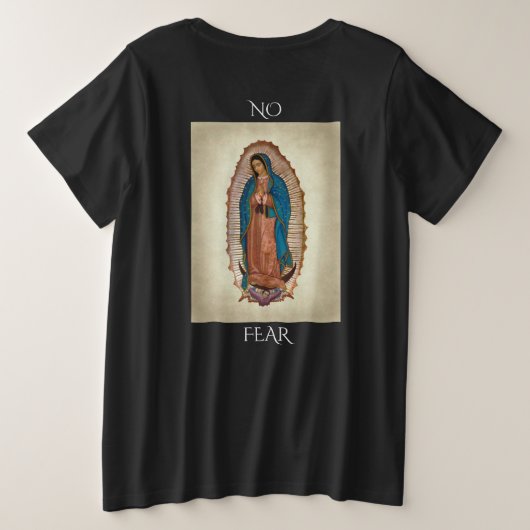 GEEN VRUCHTE T-ZIT GROTE MAAT T-SHIRT (Design achterkant)