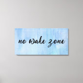 Geen waakzone op Waterverf Abstract Canvas Afdruk (Voorkant)