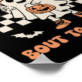 Geen waardigheid om het op te bergen Ghost Hallowe Poster (Hoek)