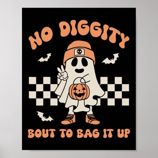 Geen waardigheid om het op te bergen Ghost Hallowe Poster (Voorkant)
