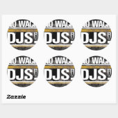 Geen Wack DJ's Ronde Sticker (Vel)