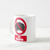 geen wafel koffiemok (Voorkant links)