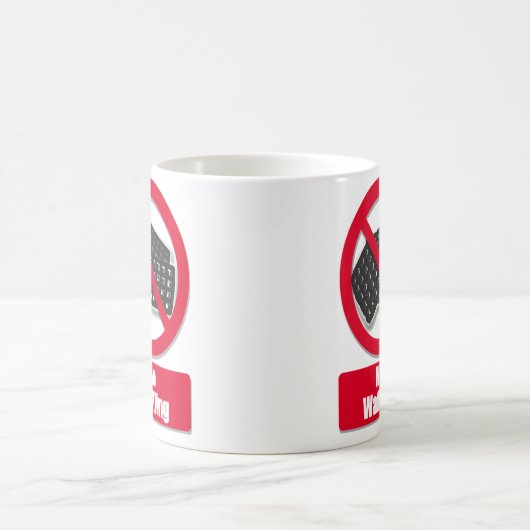 geen wafel koffiemok (Center)