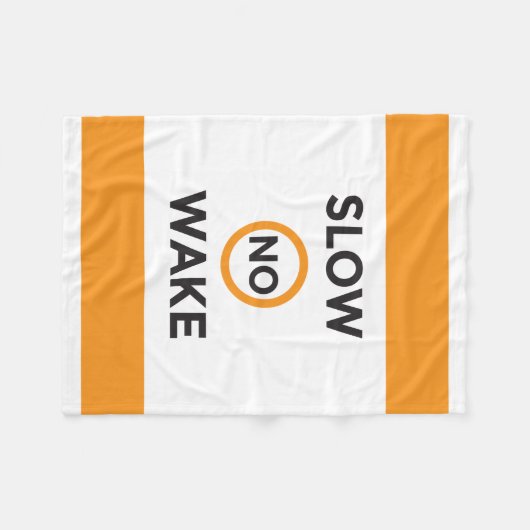 Geen Wake Fleece Blanket Deken (Voorkant (Horizontaal))