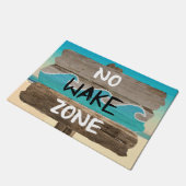 GEEN WAKE ZONE DEURMAT (Schuin)