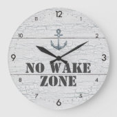 Geen Wake Zone Krackhout + Ankerhout Grote Klok (Voorkant)