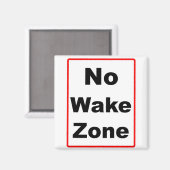 Geen Wake Zone Magneet (Voorkant / Achterkant)