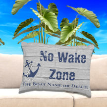 Geen Wake Zone Navy Anker Rope Nautical