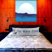 Geen Wake Zone Navy Anker Rope Nautical Lichaamskussen