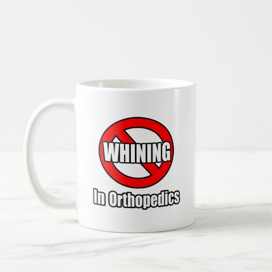 Geen walvisvangst in orthopedie koffiemok (Links)