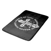 Geen wapen dat tegen mij is gevormd, zal bloeien i badmat (Gekanteld)