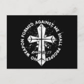 Geen wapen dat tegen mij is gevormd, zal bloeien i feestdagenkaart (Voorkant)