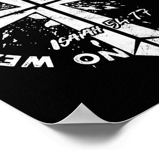 Geen wapen dat tegen mij is gevormd, zal bloeien i poster (Hoek)