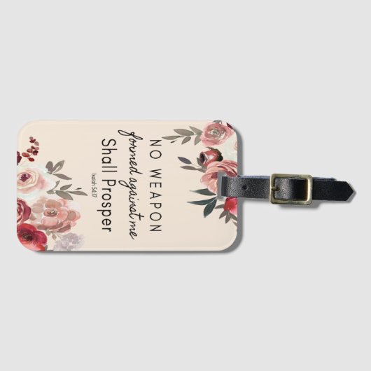 Geen wapen gevormd tegen mij Bagagelabel (Voorkant (horizontaal))