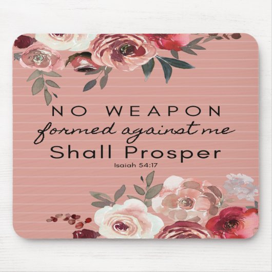 Geen wapen gevormd tegen mij Muismat (Voorkant)