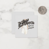 Geen wapen tegen mij notitiekaartje (Voorkant / Achterkant in situ)