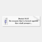Geen wapenlevers bumpersticker (Voorkant)