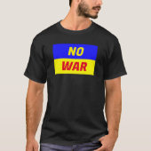 GEEN WAR Basic Black T-Shirt (Voorkant)