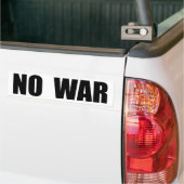 GEEN WAR BUMPERSTICKER (Op Truck)