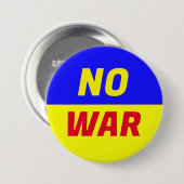GEEN WAR-Button Ronde Button 7,6 Cm (Voorkant /achterkant)