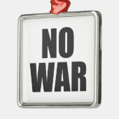 GEEN WAR METALEN ORNAMENT (Links)