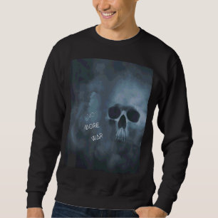 Geen War Skull Uniek Ontwerp meer Trui