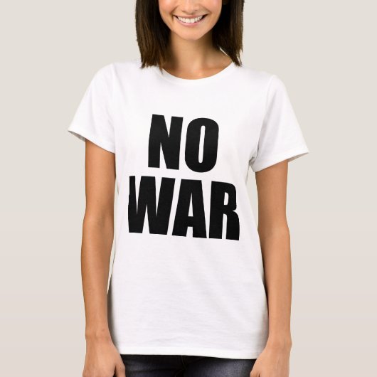 GEEN WAR T-SHIRT (Voorkant)